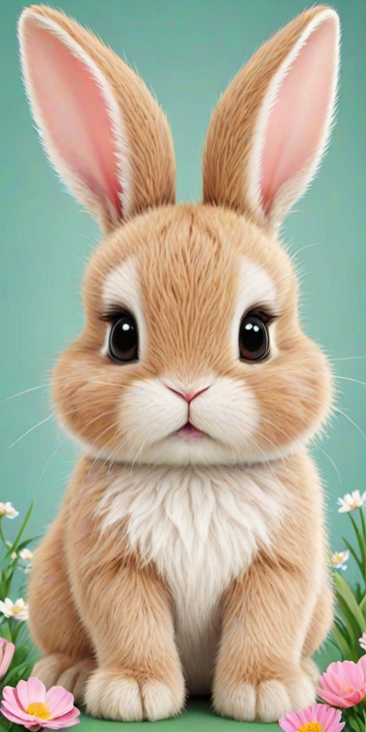 cute bunny background