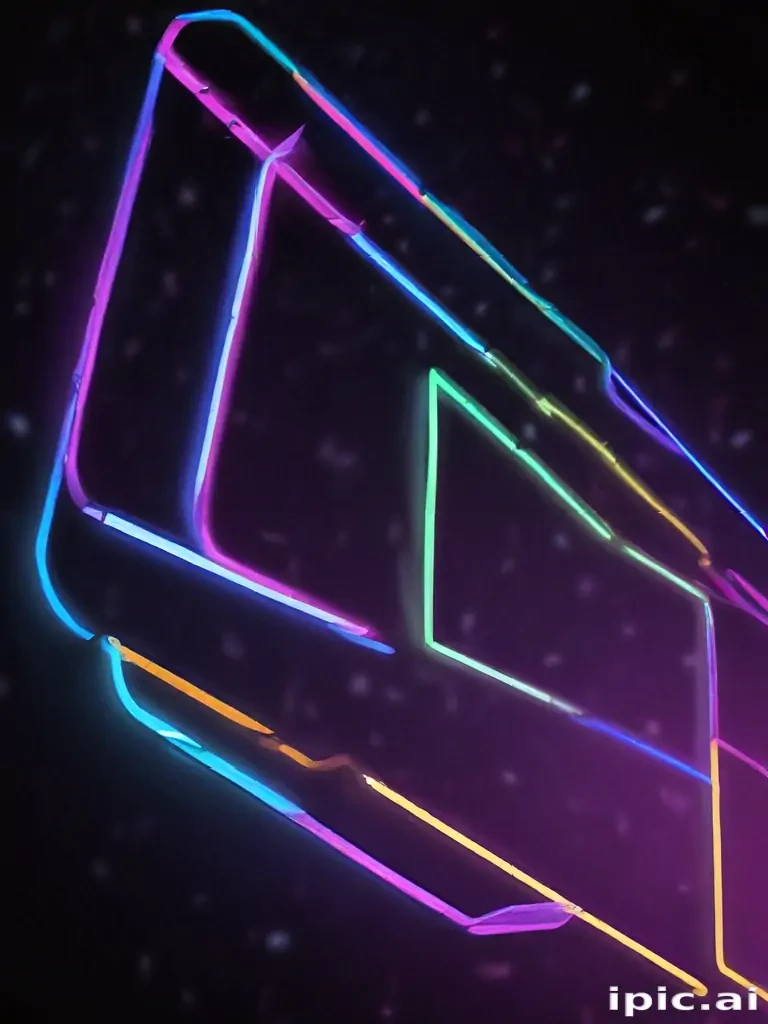 iphone neon wallpaper