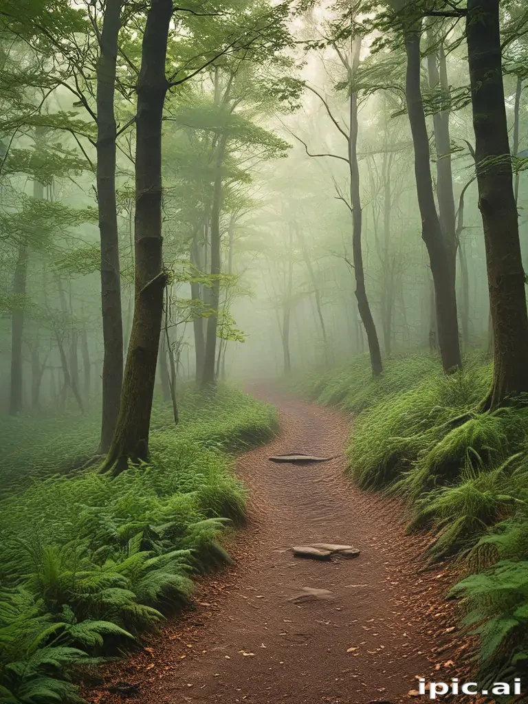 beautiful magical forest background