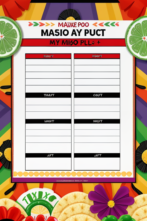 cinco de mayo potluck sign up sheet