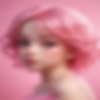 cute pink backround