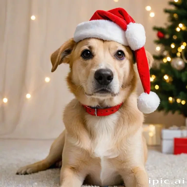 christmas dog photos