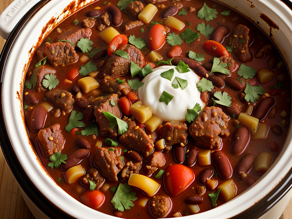 deer meat chili slow cooker