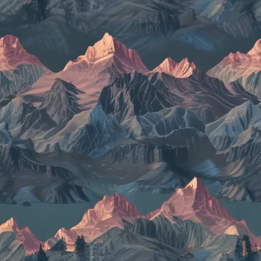 mountains transparent