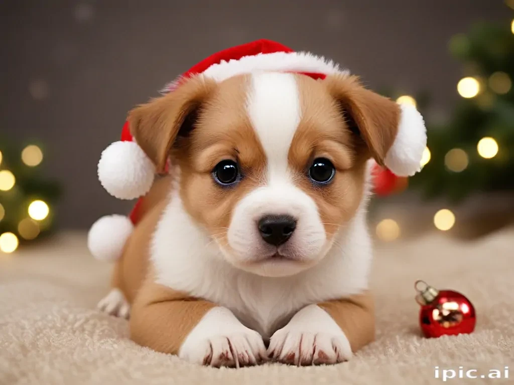 christmas puppy desktop backgrounds