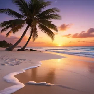 christmas beach wallpaper