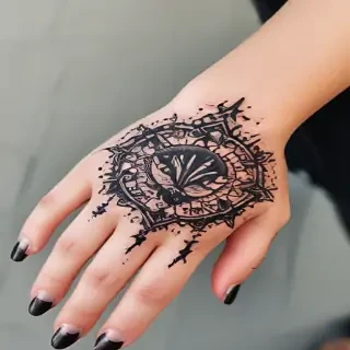 cute hand tattoos for black females