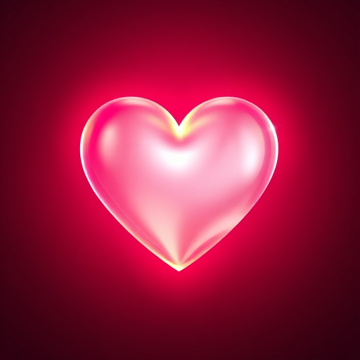 glow heart png