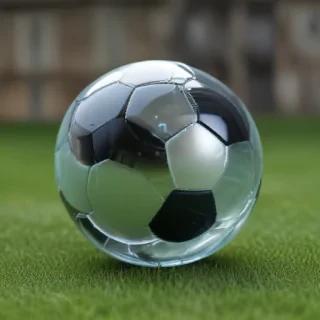 transparent soccer ball