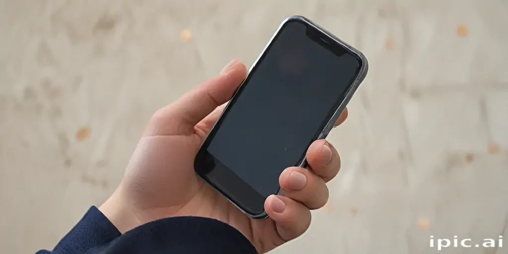 person holding phone