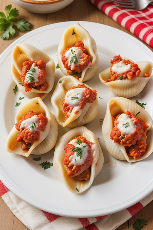 recipe for stuffed shells with meat