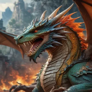 dragons background