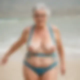 fat granny bikini