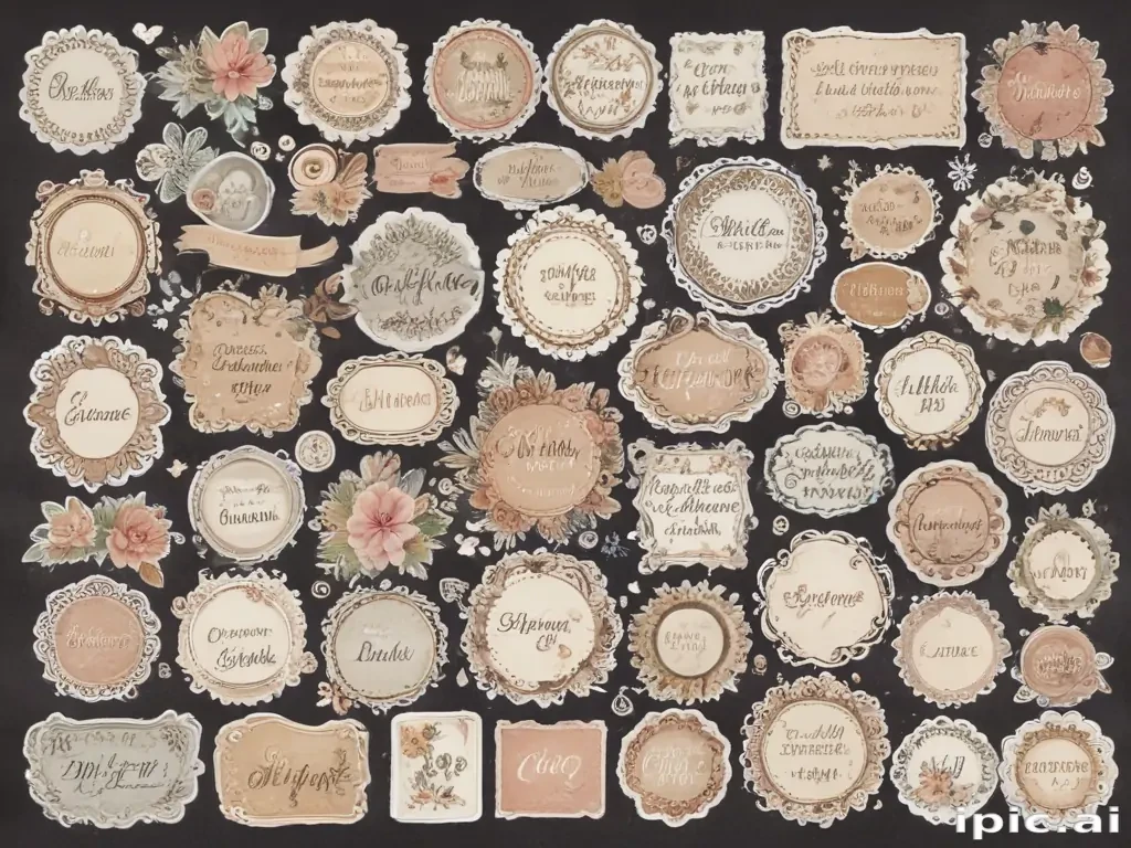 scrapbook stickers png