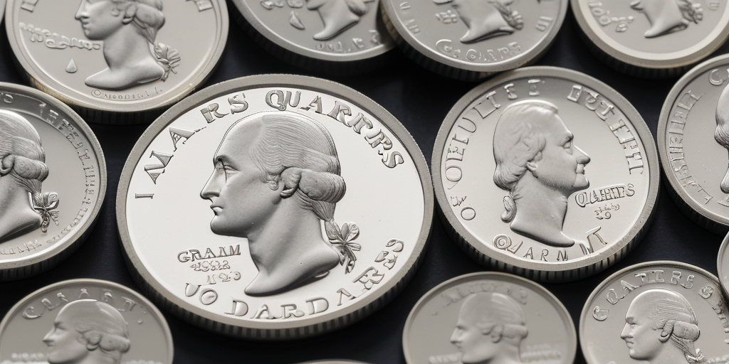 how many quarters weigh a gram