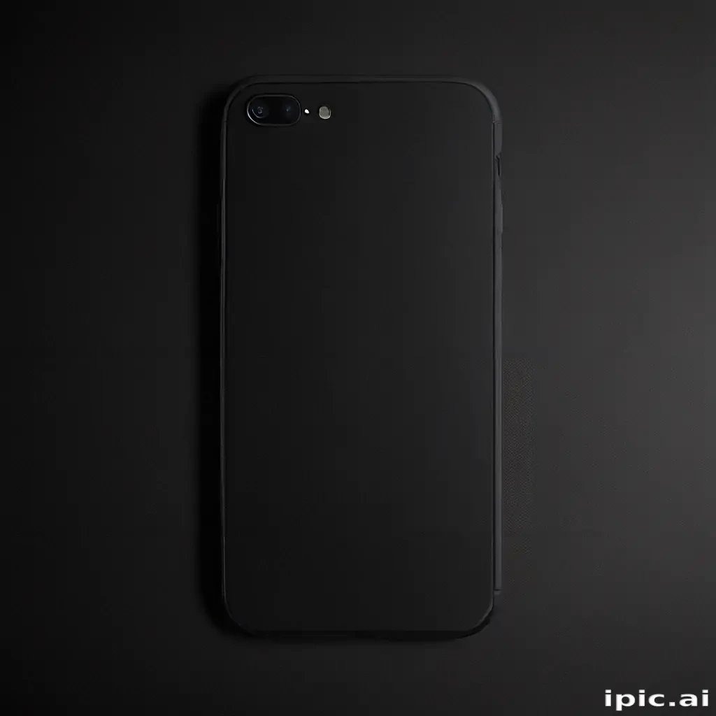 black background phone