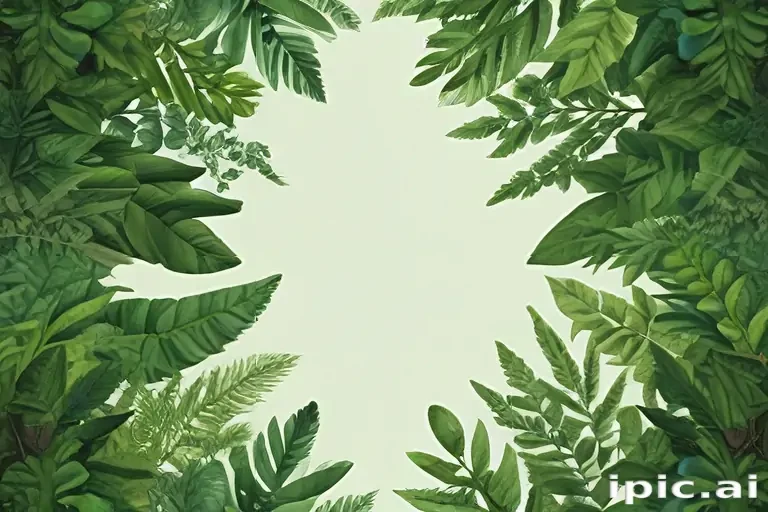 greenery background aesthetic