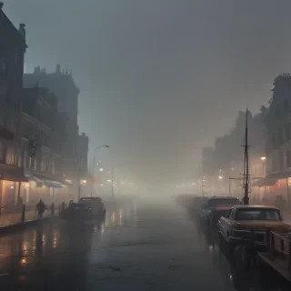 foggy background