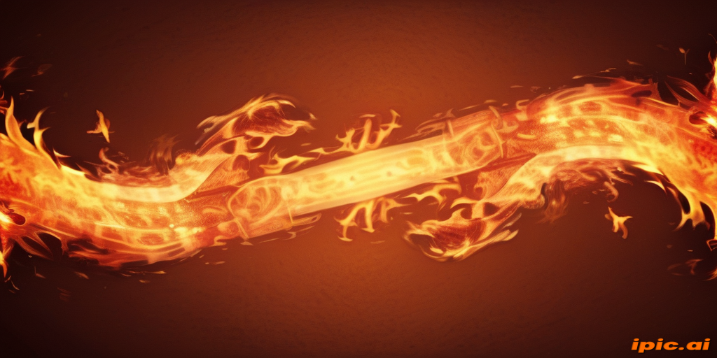 Dynamic Flames Intertwining to Create an Energetic Visual Dance of Fire
