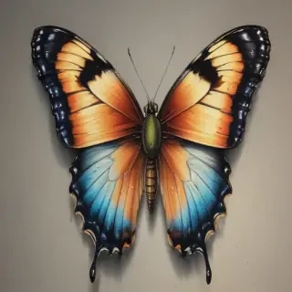 picture of a butterfly drawing