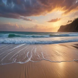 beach iphone
