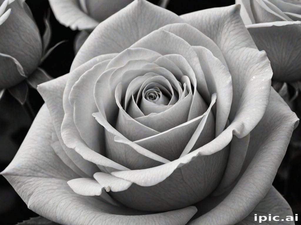 rose pictures in black and white