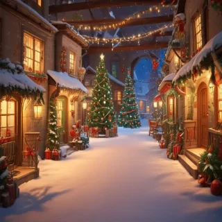 cartoon christmas backgrounds