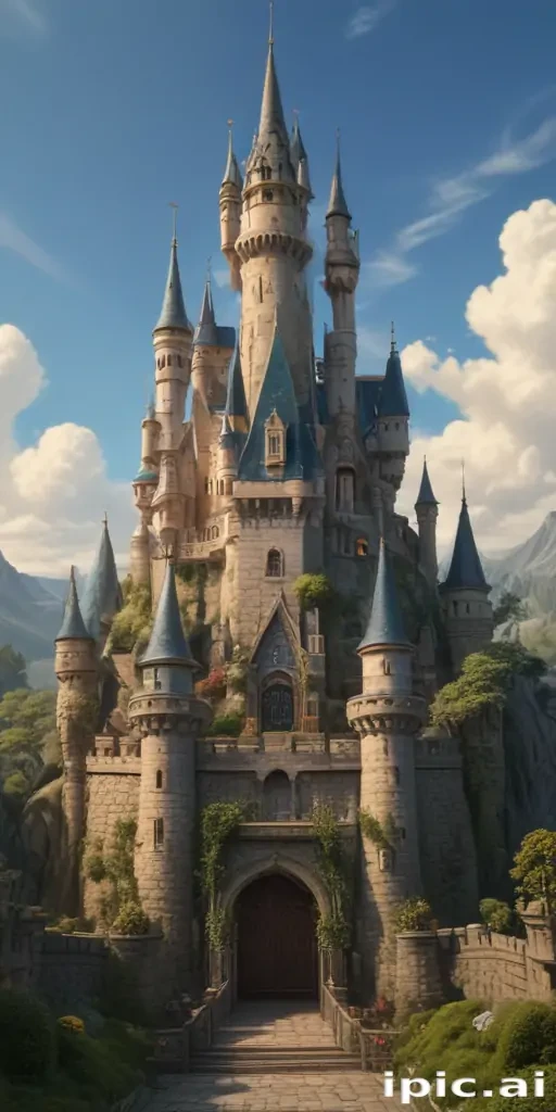 cartoon of castle
