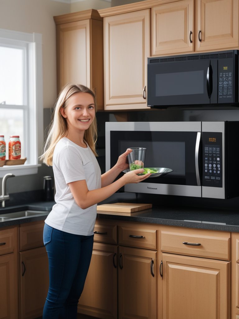 can i put glass in microwave