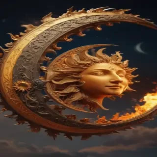 sun and moon