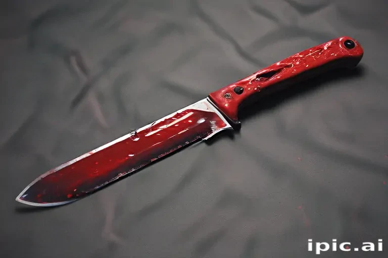 bloody knife aesthetic