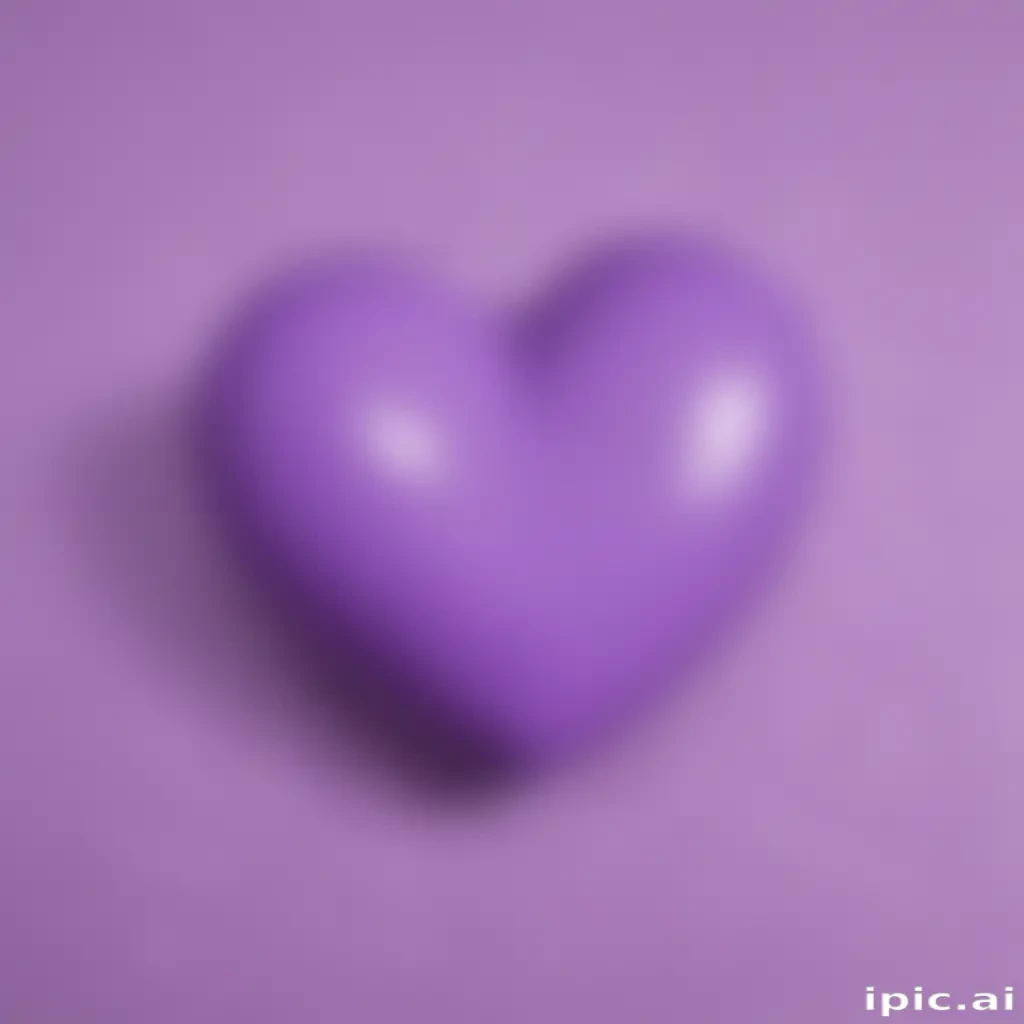 purple aesthetic heart