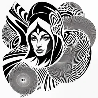black and white vector images