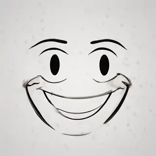 smiling face transparent