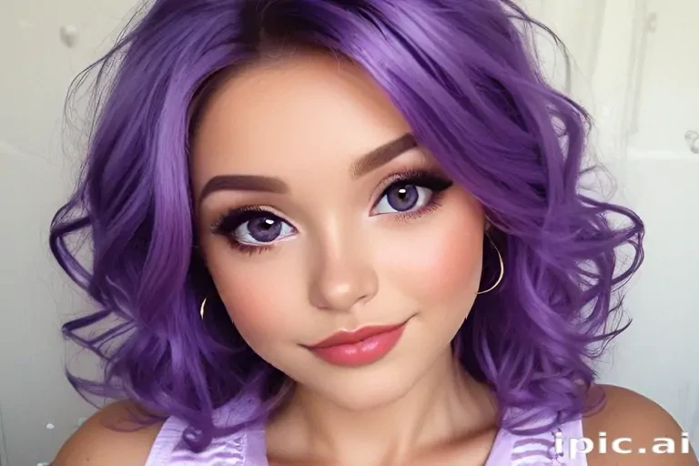 purple cute
