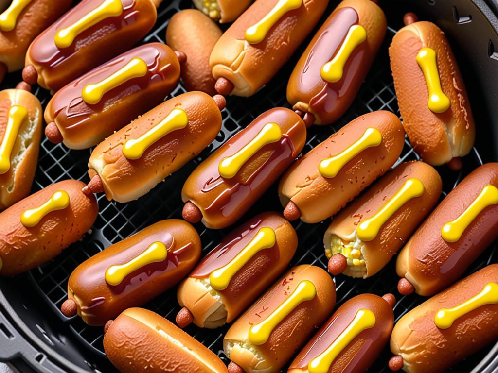 how long to cook mini corn dogs in air fryer