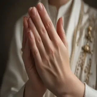 praying hands transparent background