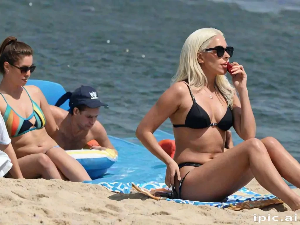 Lady Gaga in bikini