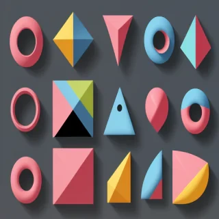 background shapes