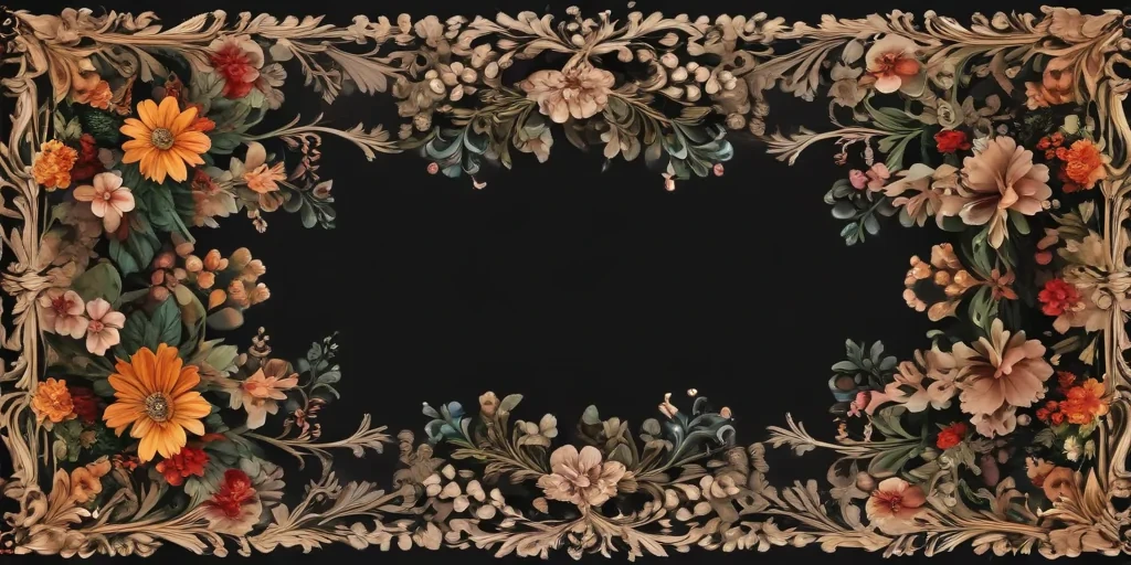 floral page borders