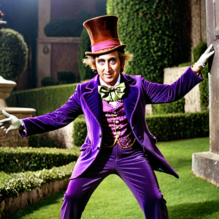 Willy wonka full body evil