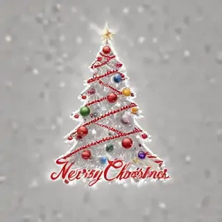 transparent merry christmas