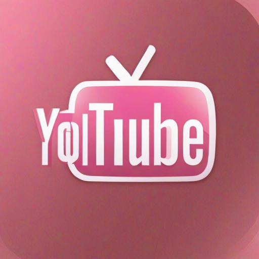 pink youtube logo