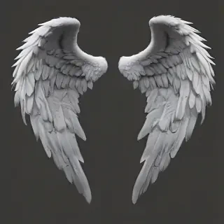 realistic angel wings png