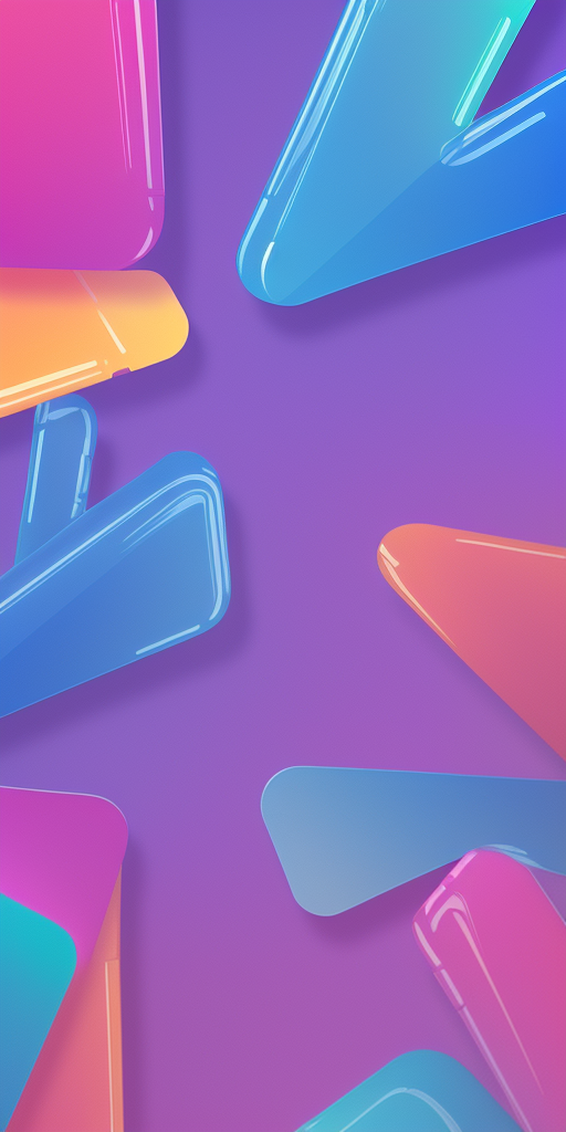 Colorful Abstract Background Featuring Vibrant Geometric Shapes and ...