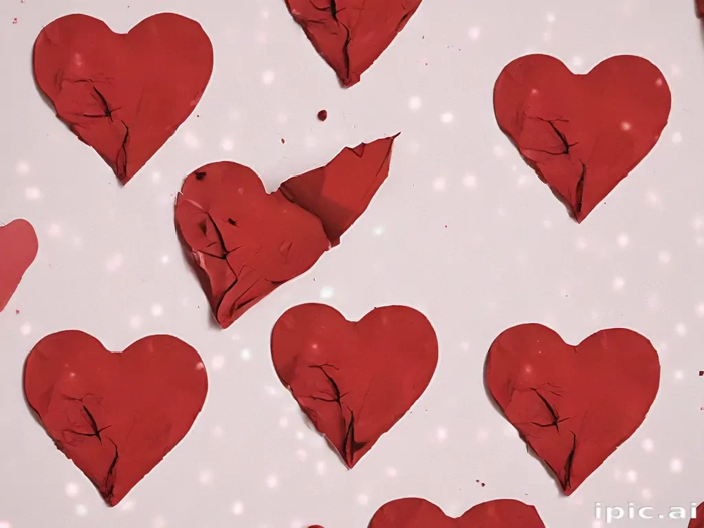 broken heart aesthetic