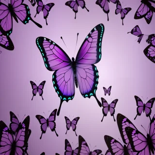 purple butterfly wallpaper aesthetic