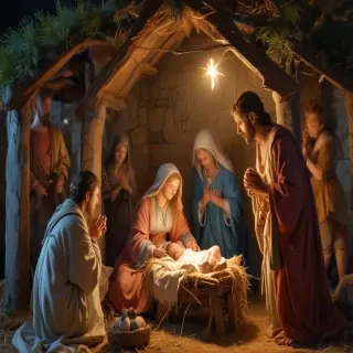 merry christmas nativity images free