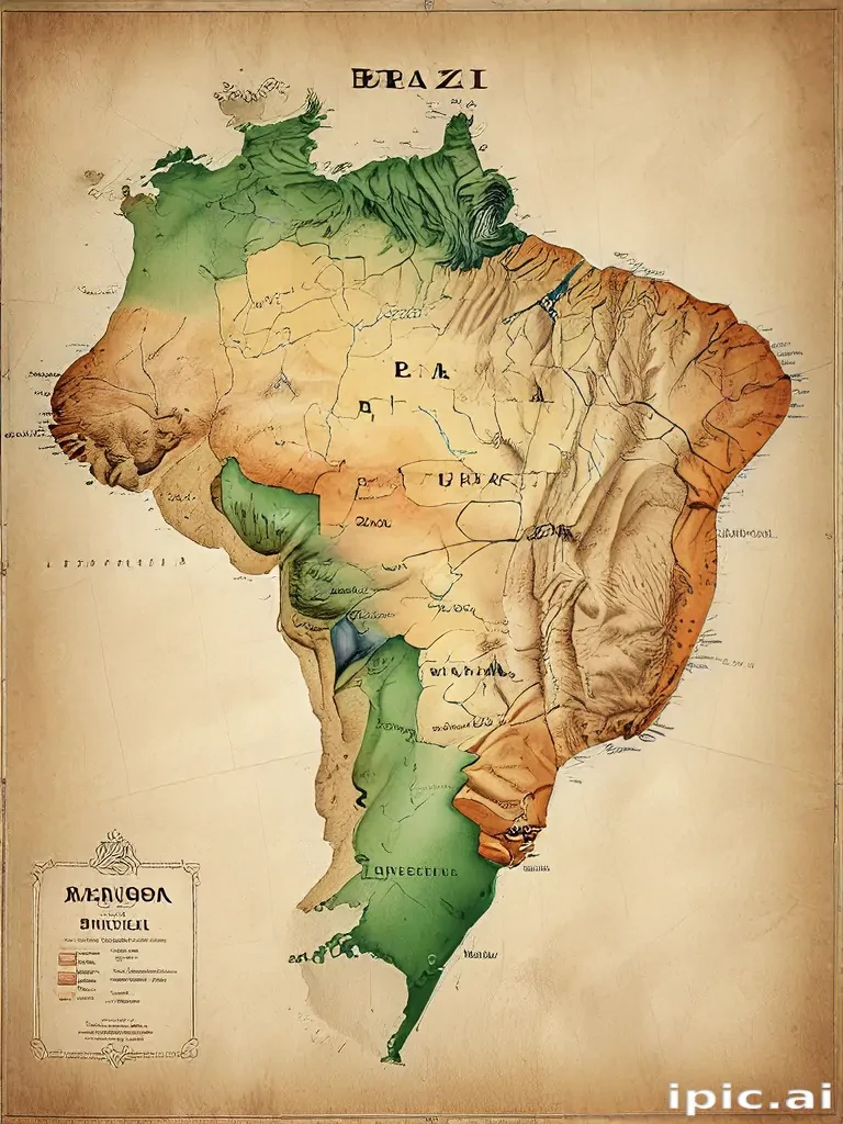 map of brazil