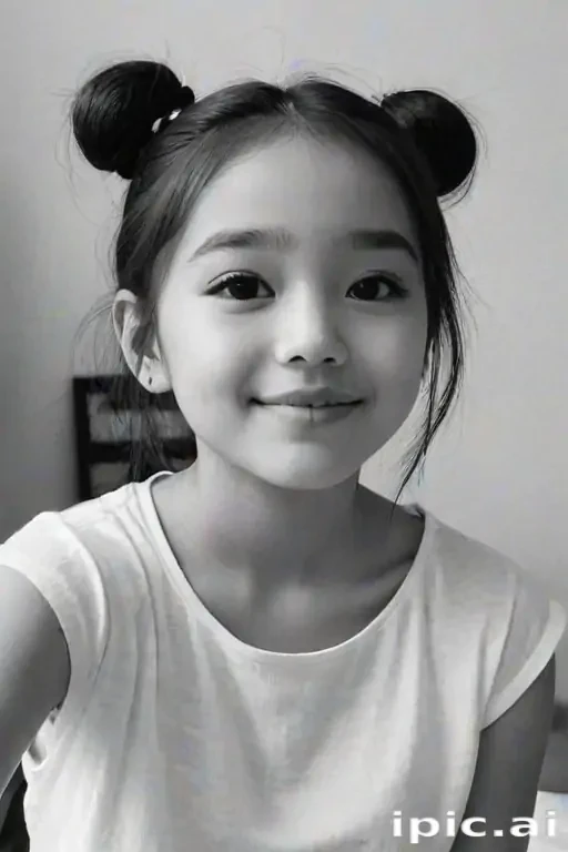 black and white cute